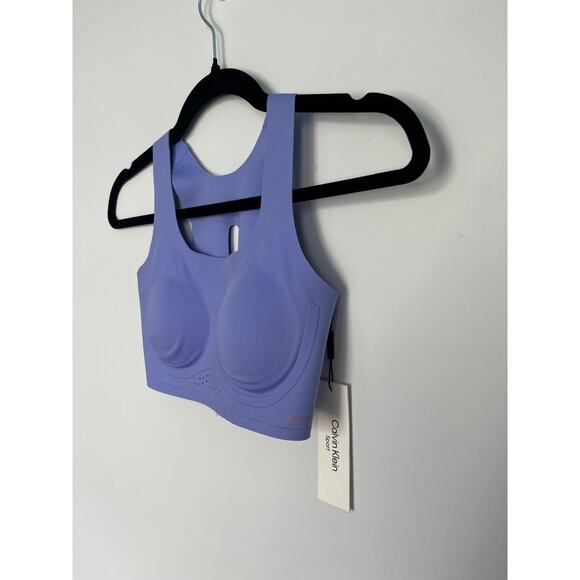 Calvin‎ Klein Sports Bra Women S Wireless Seamless Light Purple NWT - Picture 4 of 7